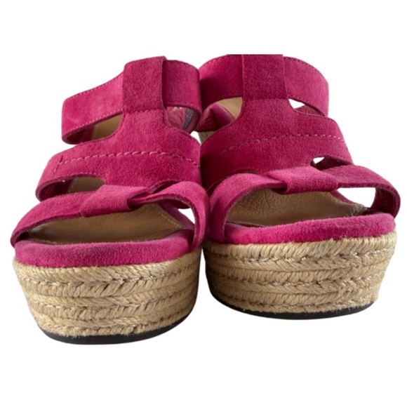UGG Pink Suede Wedges - Picture 5 of 7